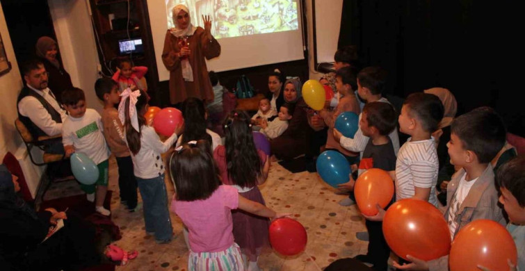 Bor İlçesi Halk Kütüphanesi'nde Aile ve Çocuk Etkinliği