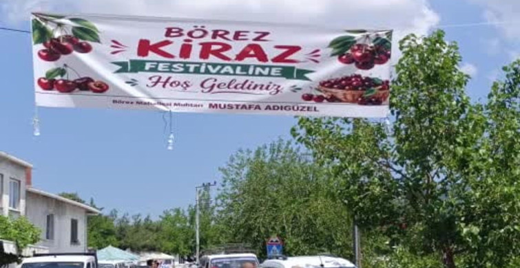 Börez'de 4. Kiraz Festivali Coşkusu