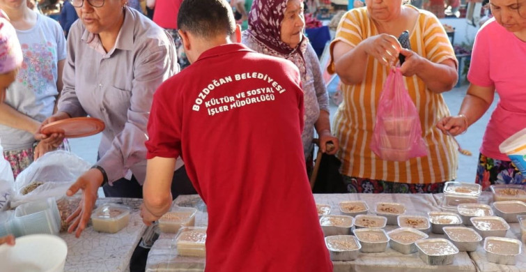 Bozdoğan Belediyesi'nden aşure ikramı