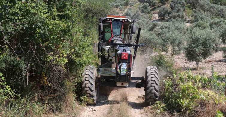Bozdoğan Belediyesi'nden Örencik'te bahçe yolu çalışması
