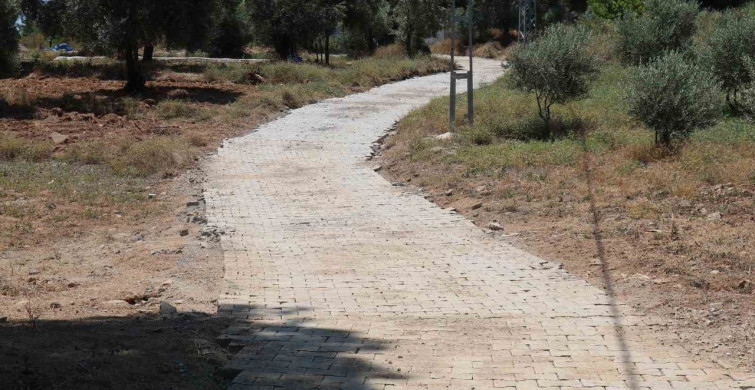 Bozdoğan güvenir'de yol çalışması tamamlandı