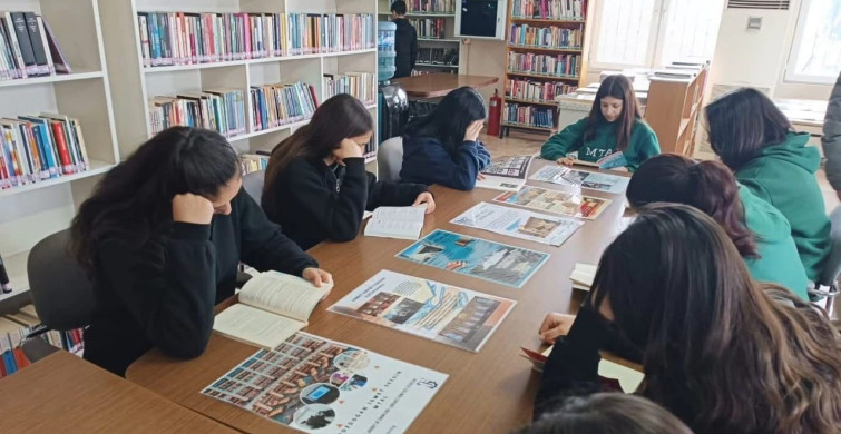 Bozdoğan Öğrencileri Kütüphaneler Haftası'nda Kitaplarla Buluştu