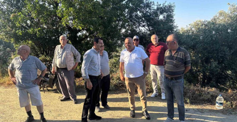 Bozdoğan'da arazi yangını kontrol altına alındı
