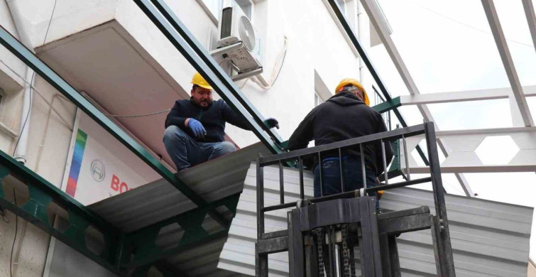 Bozdoğan'da Simit Pazarı Sokağı Yenileniyor
