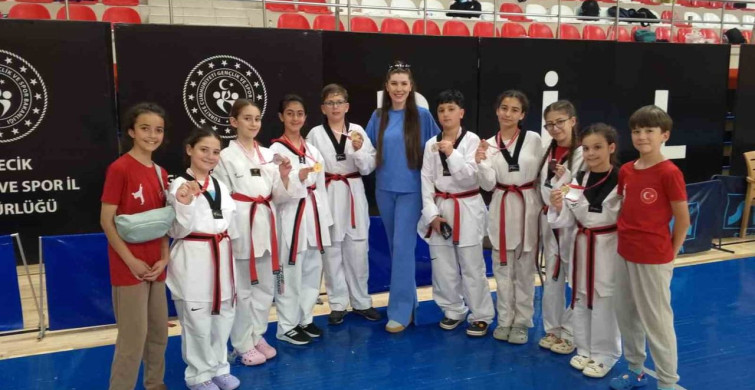 Bozüyüklü taekwondocular başarılı performanslarıyla dikkat çekti