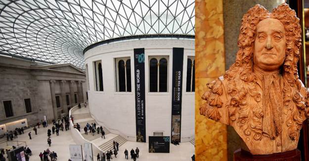 British Museum'den Köleci Kimliğe Sahip Sir Hans Sloane Büstünü Sergiden Çıkardı