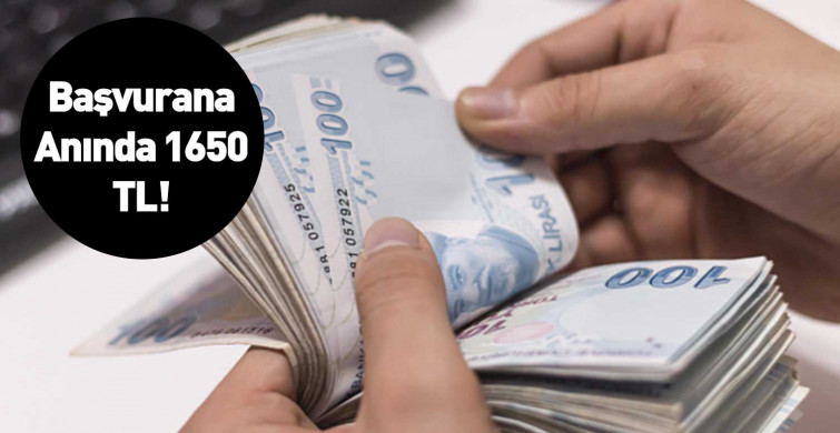 Bu bankadan maaş çekmek yeterli, geri ödemesi yok! SGK-SSK ve Bağkur'lu emekliye 1650 TL anında ödeme