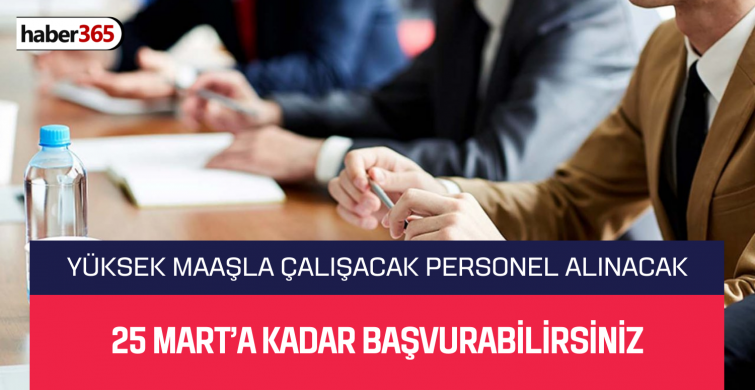 Bu koşulları sağlayan paraya para demeyecek! Yüksek maaşla personel alınacak