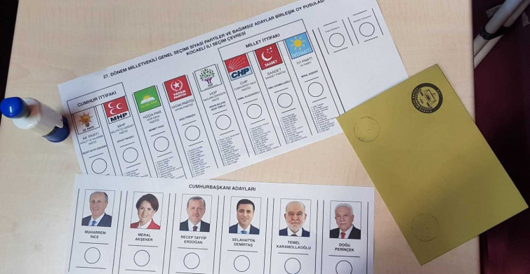 Bu pazar seçim olsa oyunuzu kime verirdiniz? Anket sonuçları açıklandı, o partilere hiç oy çıkmadı...