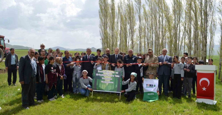 Bulanık’ta 350 Fidanla Hatıra Yolu Projesi