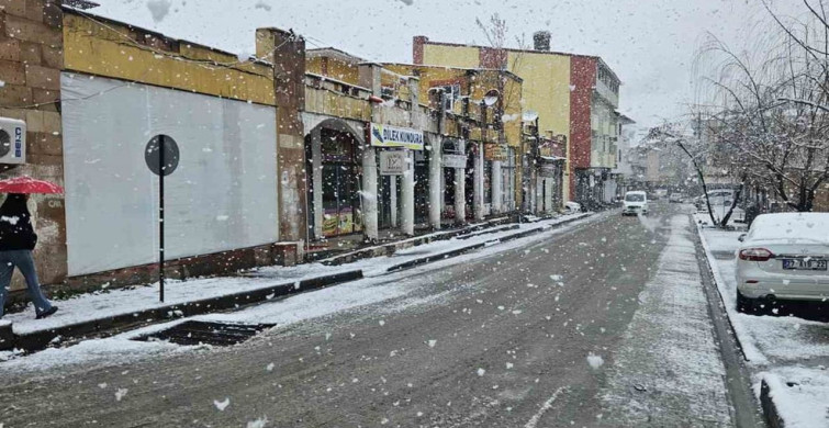 Bulanık'ta Nisan Sürprizi: Kar Yağışı