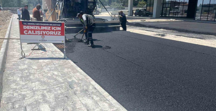 Buldan'da Sıcak Asfalt Çalışmaları Başladı