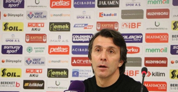 Bülent Korkmaz Maç Sonu açıklama