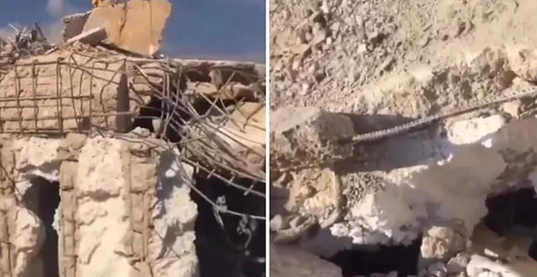 Bunun adı ihmal değil cinayet: Bina kolonlarında beton yerine köpük çıktı