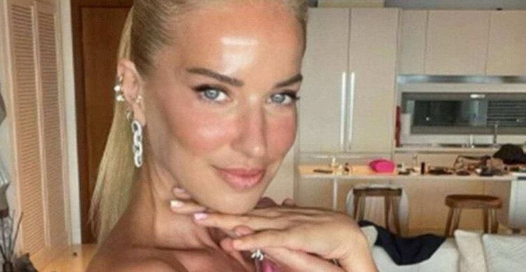 Burcu Esmersoy'dan olay yaratan Paris pozları! Göbeği açık elbisesiyle yürek hoplattı!