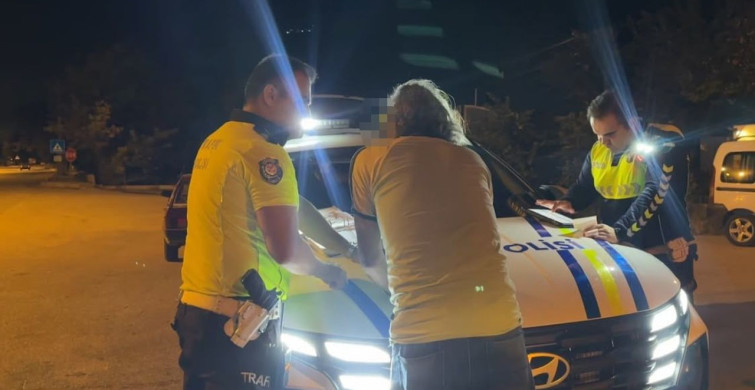 Burdur'da alkol testi sonrası 3.28 promil alkollü sürücüye ceza
