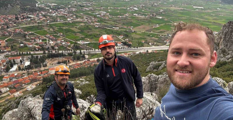 Burdur'da Mahsur Kalan Keçi Kurtarıldı