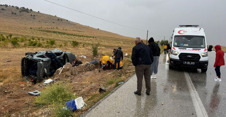 Burdur'da Otomobil Kazası: 5 Yaralı