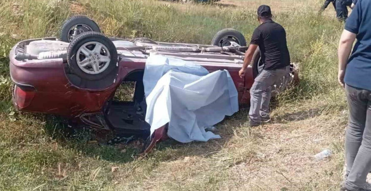 Burdur'da otomobil şarampole devrildi: 1 ölü, 1 yaralı