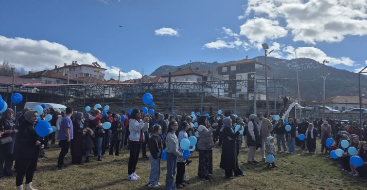 Burdur'da SMA'lı Atlas Ege için Balon Uçuruldu