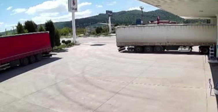 Burdur’da Tır ve Kamyon Çarpıştı: Kaza Anı Kameralara Yansıdı