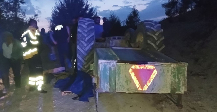Burdur'da Trajedi: Traktör Devrildi, Bir Ölü Bir Yaralı