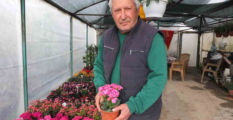 Burhaniye'de Emekli Bankacı 500 Çeşit Bitki Yetiştiriyor