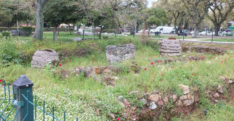 Burhaniye'deki Adramytteion Antik Kenti Ziyaretçileri Büyülüyor