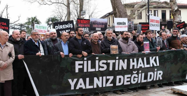 Bursa Gönüllü Kuruluşlar Platformu’ndan Filistin İçin İsyan