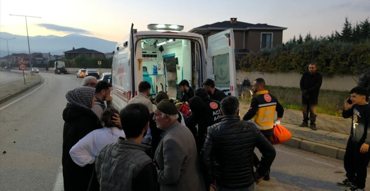 Bursa İnegöl'de Trafik Kazası: 1 Ağır Yaralı