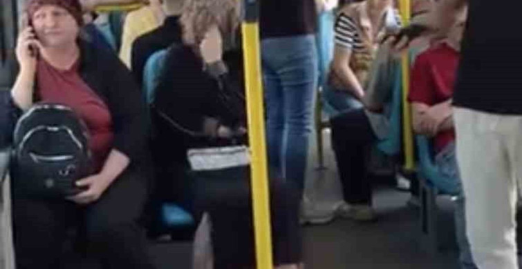 Bursa Metro'da Yüksek Sesle Telefonla Konuşma Tartışması