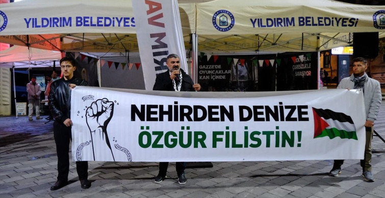 Bursa ve Çanakkale'de İsrail'in Saldırısına Protesto