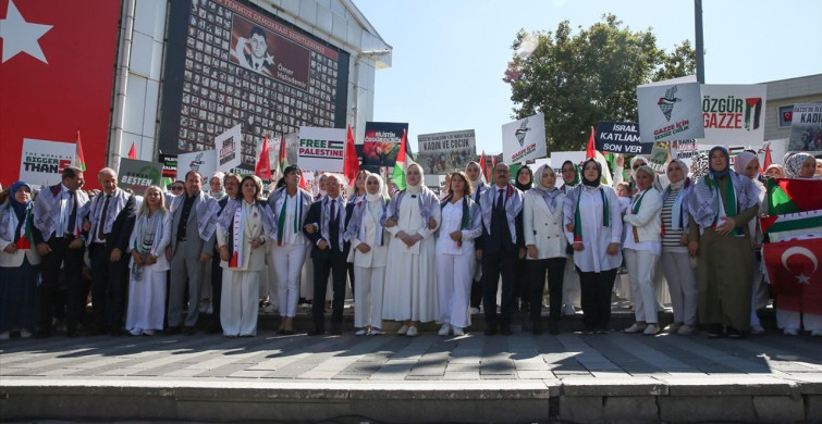 Bursa ve Çevresinde "Gazze İçin Sessiz Çığlık" Etkinliği Düzenlendi