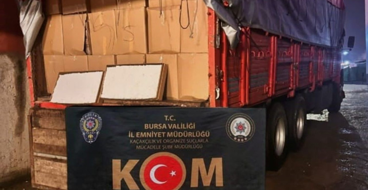 Bursa'da 4 Milyondan Fazla Kaçak Makaron Ele Geçirildi