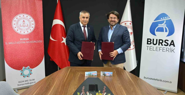 Bursa'da 450 Bin Öğrenciye Ücretsiz Teleferik Bileti