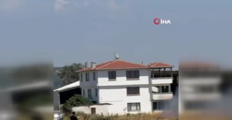 Bursa'da buğday tarlalarında yangın