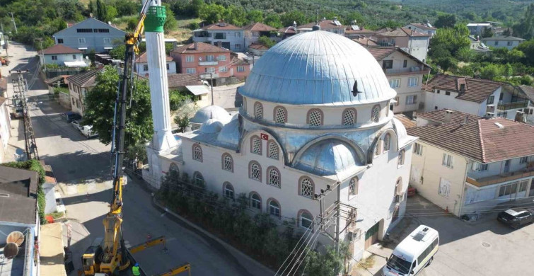 Bursa'da cami bakım ve onarım çalışmaları sürüyor