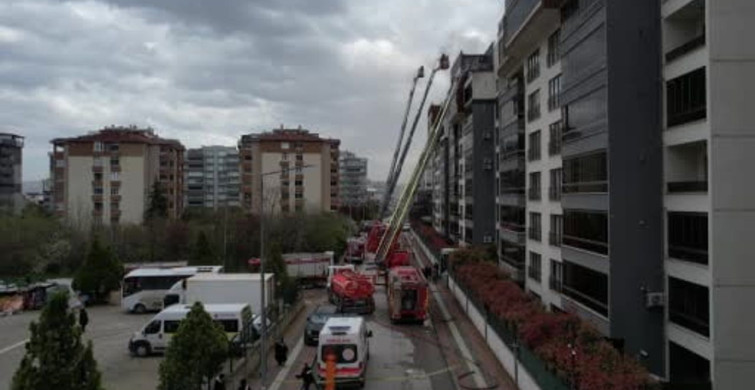 Bursa'da Çatı Yangını: Alevler Arasında Kurtarma Operasyonu