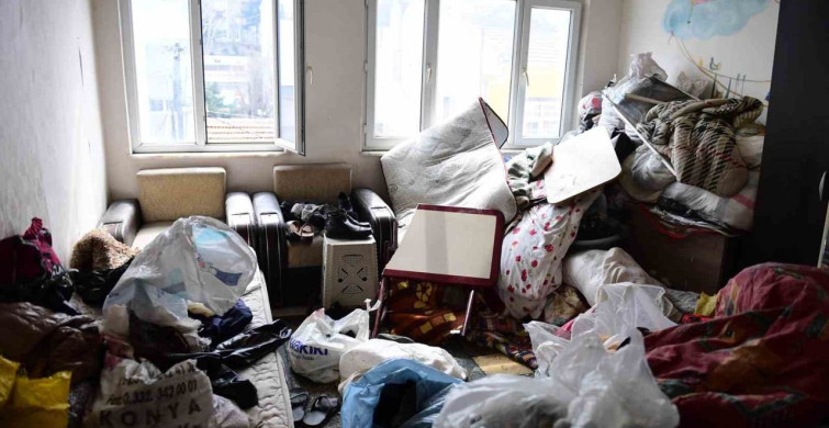 Bursa'da Çöp Ev Temizlik Operasyonu