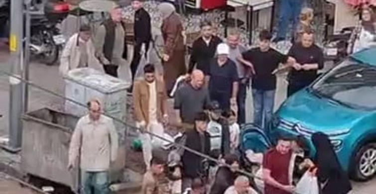 Bursa'da Dilenciler Arasında Yer Kavgası Gözler Önünde