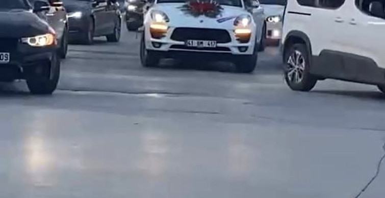 Bursa'da Düğün Konvoyu Tehlikeyi Tırmandırdı