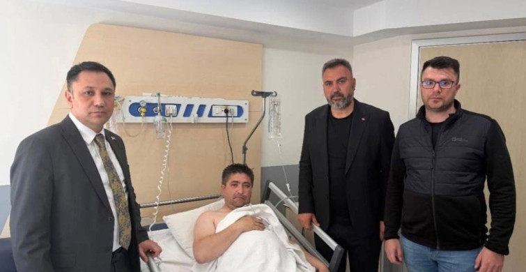 Bursa'da Elektrik Akımına Kapılan Sedat Akar'a Ziyaret