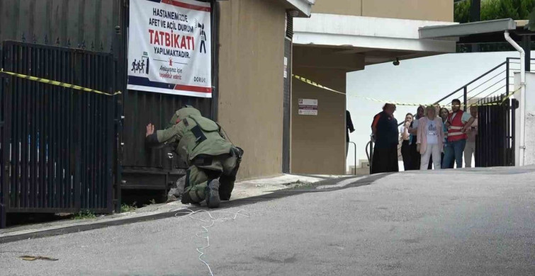 Bursa'da Gerçekçi Bomba Tatbikatı