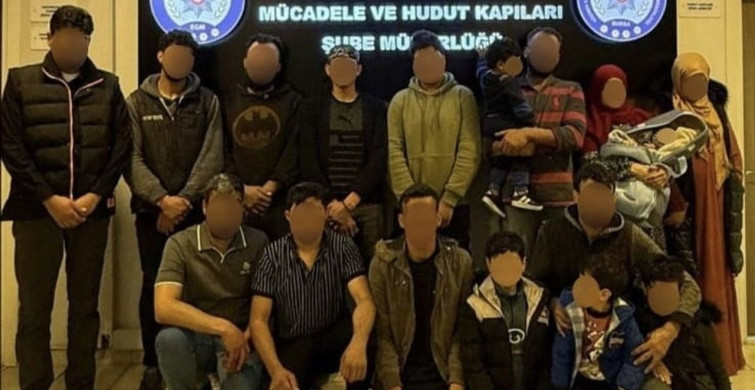 Bursa'da Göçmen Kaçakçılığı Operasyonu: 18 Kaçak Göçmen Yakalandı
