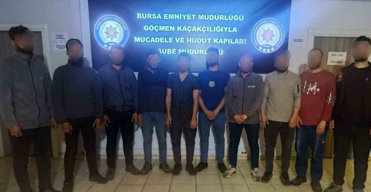 Bursa'da Göçmen Kaçakçılığı Operasyonu