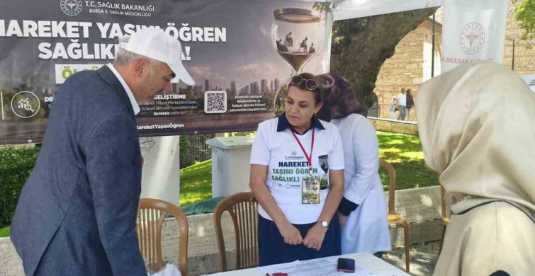 Bursa'da hareket yaşını öğren kampanyasına yoğun ilgi