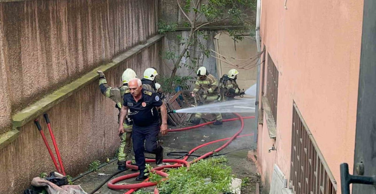 Bursa'da Hastane Yakınında Doğalgaz Yangını Paniği
