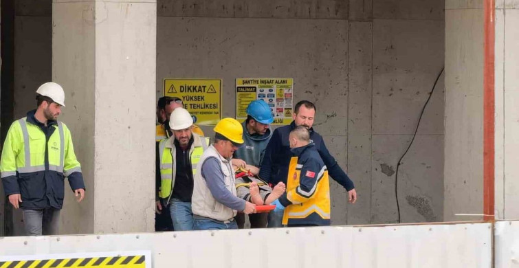 Bursa'da İnşaatta İş Kazası: Bir İşçi Yaralandı
