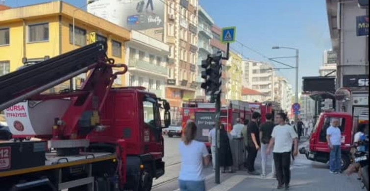 Bursa’da iş yerinde baca yangını paniği yaşandı