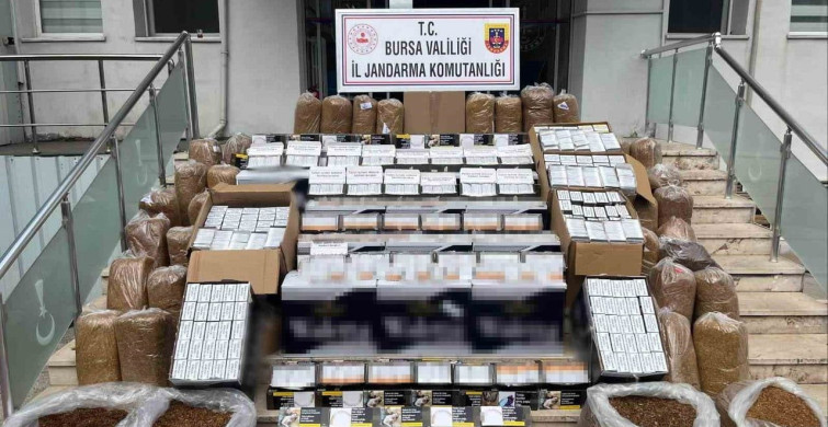 Bursa’da Kaçak Tütün Operasyonu: 205 Bin Makaron Ele Geçirildi